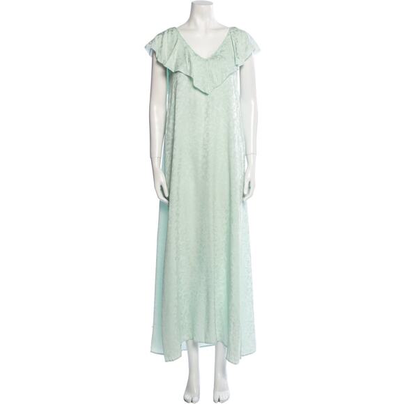 Zadig & Voltaire .... Beautiful Zadig maxi dress, in a delicate mint color. A29 - Picture 1 of 8
